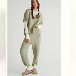 Free People Light Green Women's Joggers